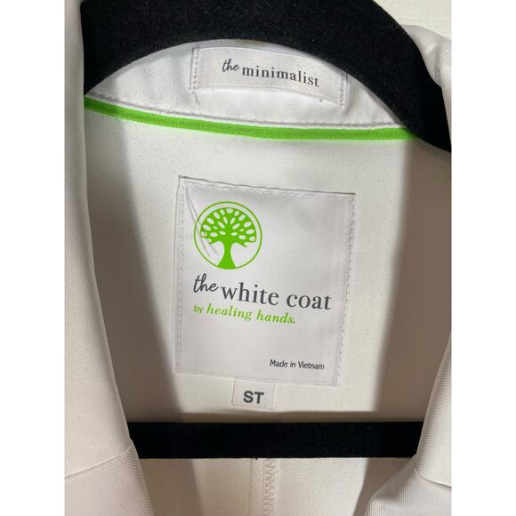 NWT Unisex Minimalist lab coat by the White Coat company Size ST - Picture 5 of 7